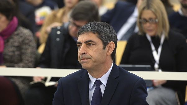 Josep Lluís Trapero durante el juicio celebrado en la Audiencia Nacional Josep Lluís Trapero durante el juicio celebrado en la Audiencia Nacional