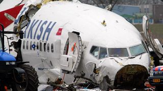 THY uçağı Hollanda'da kaza yaptı