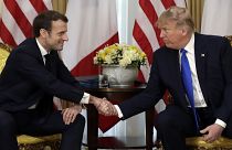 لقاء بين الرئيس الفرنسي و الأمريكي من أجل الوصول الى إتفاق حول الضريبة الرقمية