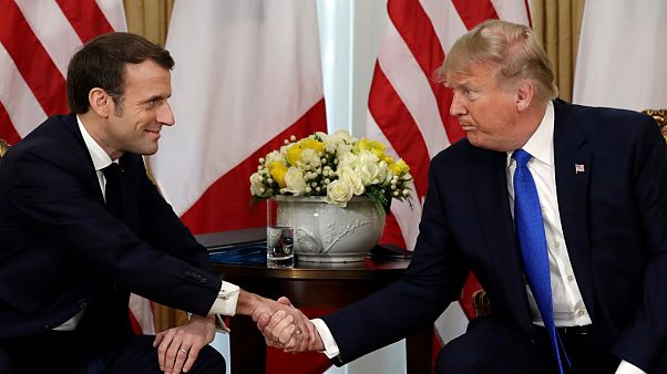 Fransa Cumhurbaşkanı Emmanuel Macron ve ABD Başkanı Donald Trump Fransa Cumhurbaşkanı Emmanuel Macron ve ABD Başkanı Donald Trump