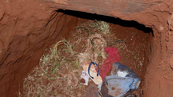 Paraguay'da 75 mahkumun kaçtığı tünel Paraguay'da 75 mahkumun kaçtığı tünel