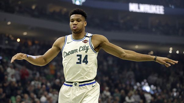 Milwaukee Bucks' Giannis Antetokounmpo Milwaukee Bucks' Giannis Antetokounmpo