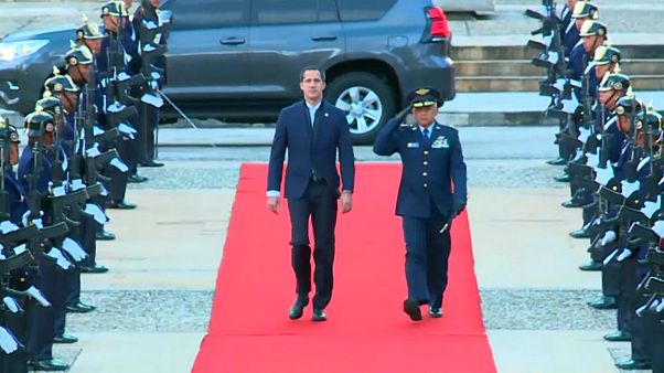 Machtkampf um Venezuela: Guaidó trifft Pompeo Machtkampf um Venezuela: Guaidó trifft Pompeo