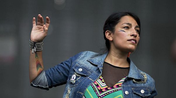 Ana Tijoux bei einem Auftritt Ana Tijoux bei einem Auftritt