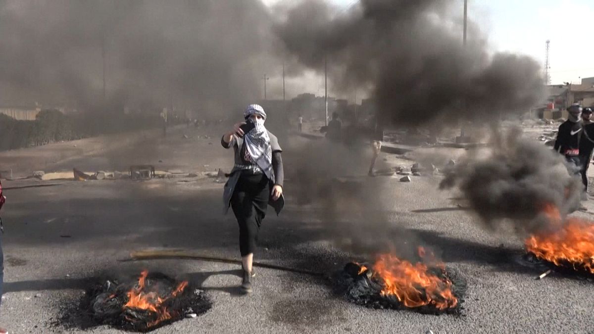 Összecsapások a bagdadi tüntetéseken