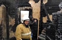 Elf Tote bei Brand in Holzhaus in Sibirien