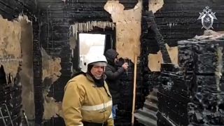 Elf Tote bei Brand in Holzhaus in Sibirien