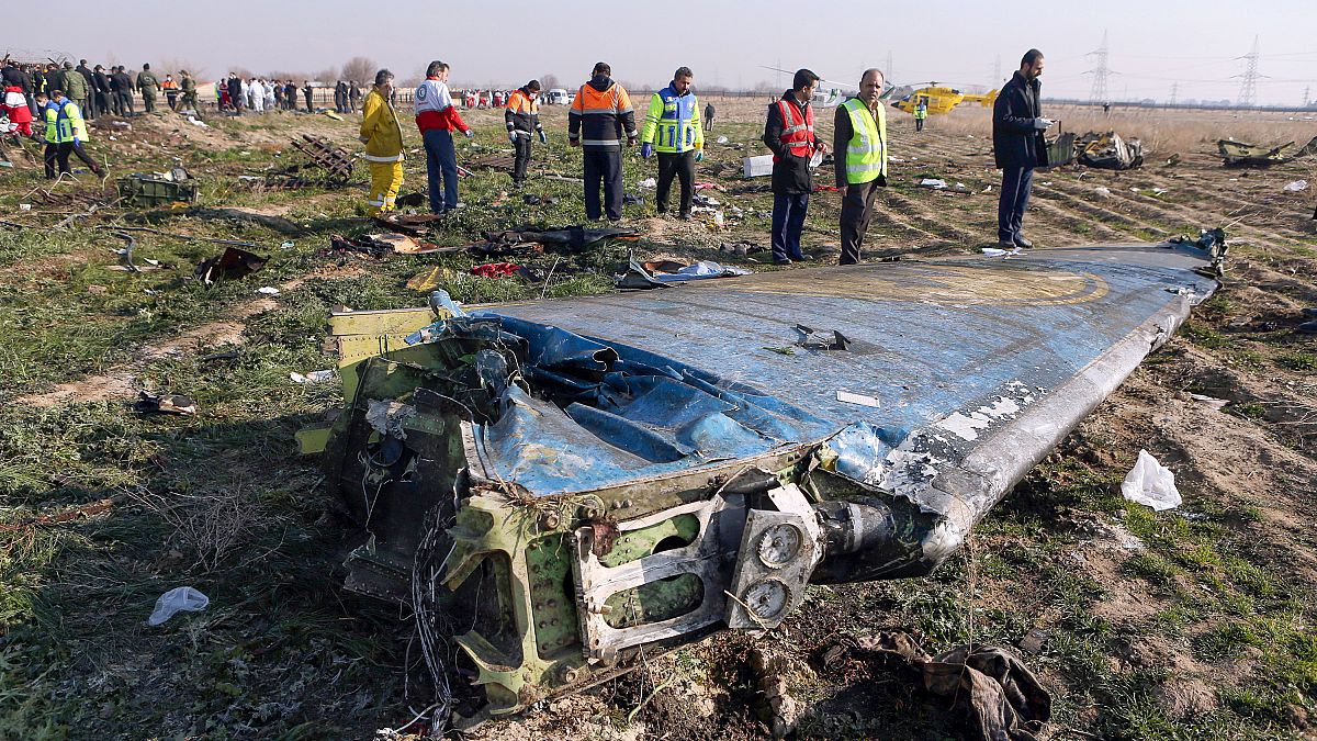 Tahran'da düşürülen Ukrayna uçağında 176 kişi hayatını kaybetti