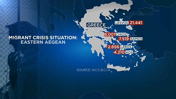 Grecia: le cinque isole dell'Egeo protestano contro nuovi centri di accoglienza migranti Grecia: le cinque isole dell'Egeo protestano contro nuovi centri di accoglienza migranti