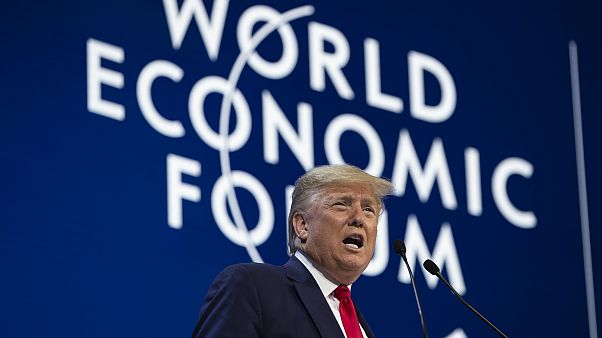 الرئيس الأمريكي دونالد ترامب في منتدى دافوس الرئيس الأمريكي دونالد ترامب في منتدى دافوس