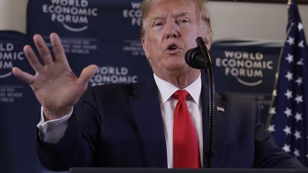 US-Präsident Donald Trump während der Pressekonferenz US-Präsident Donald Trump während der Pressekonferenz