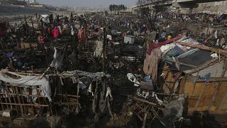 Pakistan gecekondu yangınları