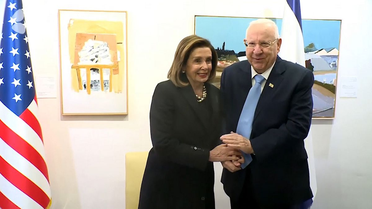 رئیس‌جمهوری اسرائیل به نانسی پلوسی: شما کنار ما هستید