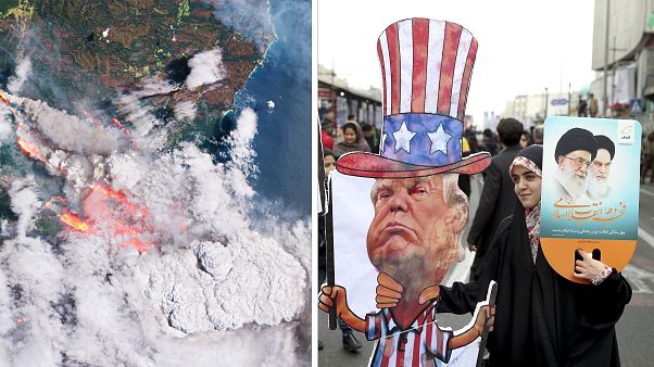 Incendios en Australia vistos por satélite Sentinel 2/ Manifestación en el aniversario de la Revolución iraní Incendios en Australia vistos por satélite Sentinel 2/ Manifestación en el aniversario de la Revolución iraní