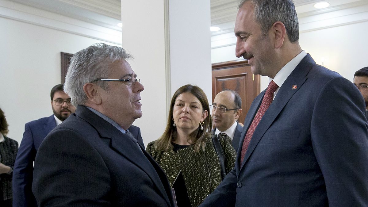 AP'nin yeni Türkiye Raportörü Nacho Sanchez Amor, Adalet Bakanı Abdulhamit Gül ile görüştü