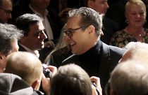 Heinz-Christian Strache,  The Alliance for Austria, DAOE, in Vienna, Austria, Thursday, Jan. 23, 2020. (AP Photo/Ronald Zak)