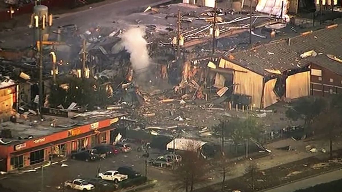 انفجاری مهیب در یک کارخانه هیوستون ایالت تگزاس را لرزاند