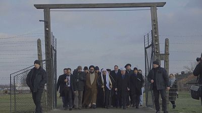 Jewish and Muslim leaders in joint visit to Nazi death camp Auschwitz