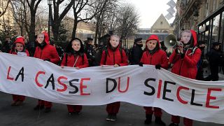 "Raub des Jahrhunderts": Proteste gegen französische Rentenreform
