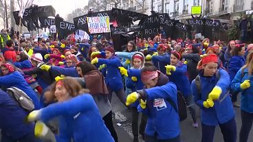 Last-ditch protests and strikes in France over pension reforms