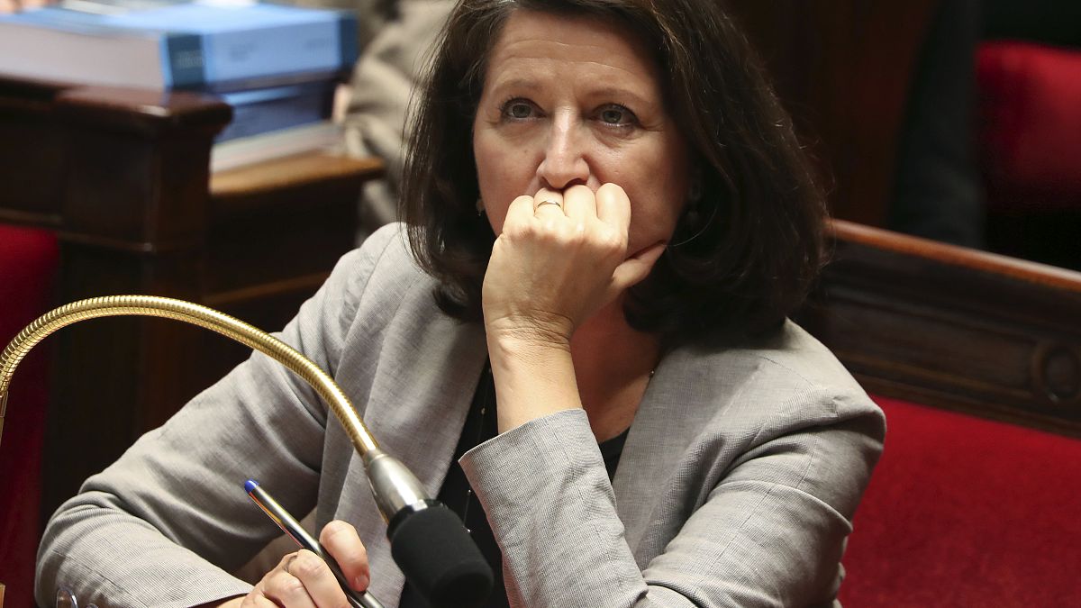 French Health Minister Agnes Buzyn at the National Assembly, in Paris, Tuesday, Sept. 24, 2019.
