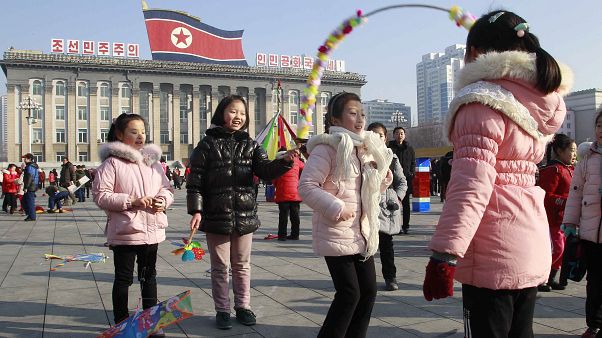 Ano Novo Lunar festejado na Coreia do Norte Ano Novo Lunar festejado na Coreia do Norte