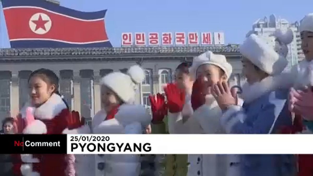 A holdújév ünneplése Észak-Koreában