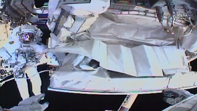 شاهد: رائدا فضاء يصلحان نظام التبريد على متن المحطة الفضائية الدولية