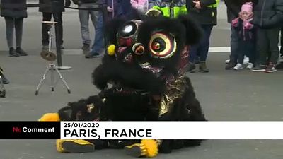 Watch: Chinese New Year is celebrated at the Eiffel Tower