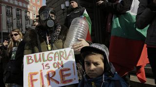 A perniki vízhiány miatt tüntettek a bolgár fővárosban
