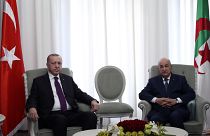 Cumhurbaşkanı Recep Tayyip Erdoğan ve Cezayir Cumhurbaşkanı Abdulmecid Tebbun
