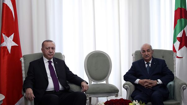 Cumhurbaşkanı Recep Tayyip Erdoğan ve Cezayir Cumhurbaşkanı Abdulmecid Tebbun Cumhurbaşkanı Recep Tayyip Erdoğan ve Cezayir Cumhurbaşkanı Abdulmecid Tebbun