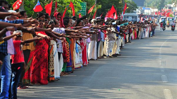 India: milliós élőlánc a muszlimokért India: milliós élőlánc a muszlimokért