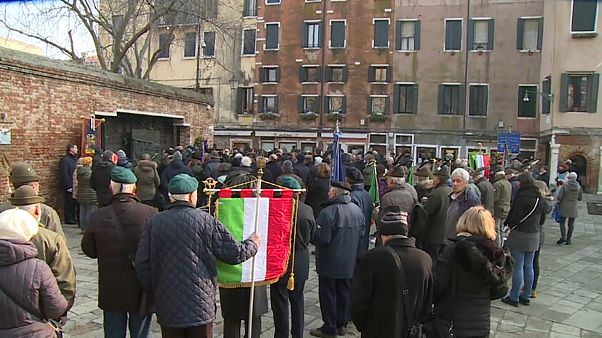 Venezia ricorda l'olocausto nel vecchio ghetto Venezia ricorda l'olocausto nel vecchio ghetto