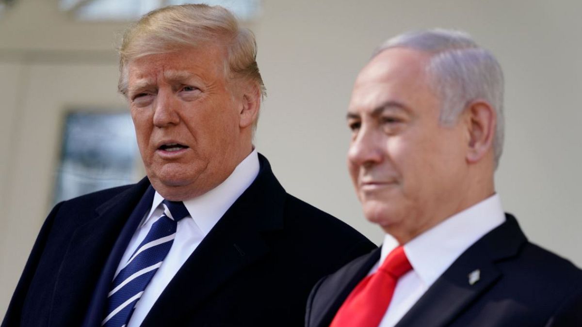 Donald Trump y Benjamin Netanyahu en la Casa Blanca