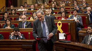 پارلمان محلی کاتالونیا رئیس‌جمهور استقلال‌طلب را از نمایندگی عزل کرد