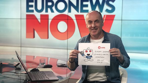 Journalist Alasdair Sandford getting ready to answer all of your questions on Brexit day. Journalist Alasdair Sandford getting ready to answer all of your questions on Brexit day.