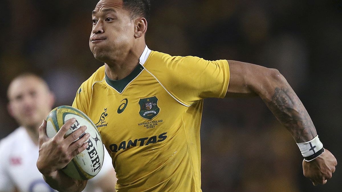 Israel Folau was fired by Australia over homophobic comments he posted to social media
