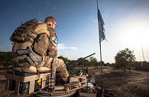 سرباز نیروهای ائتلاف در آفریقا