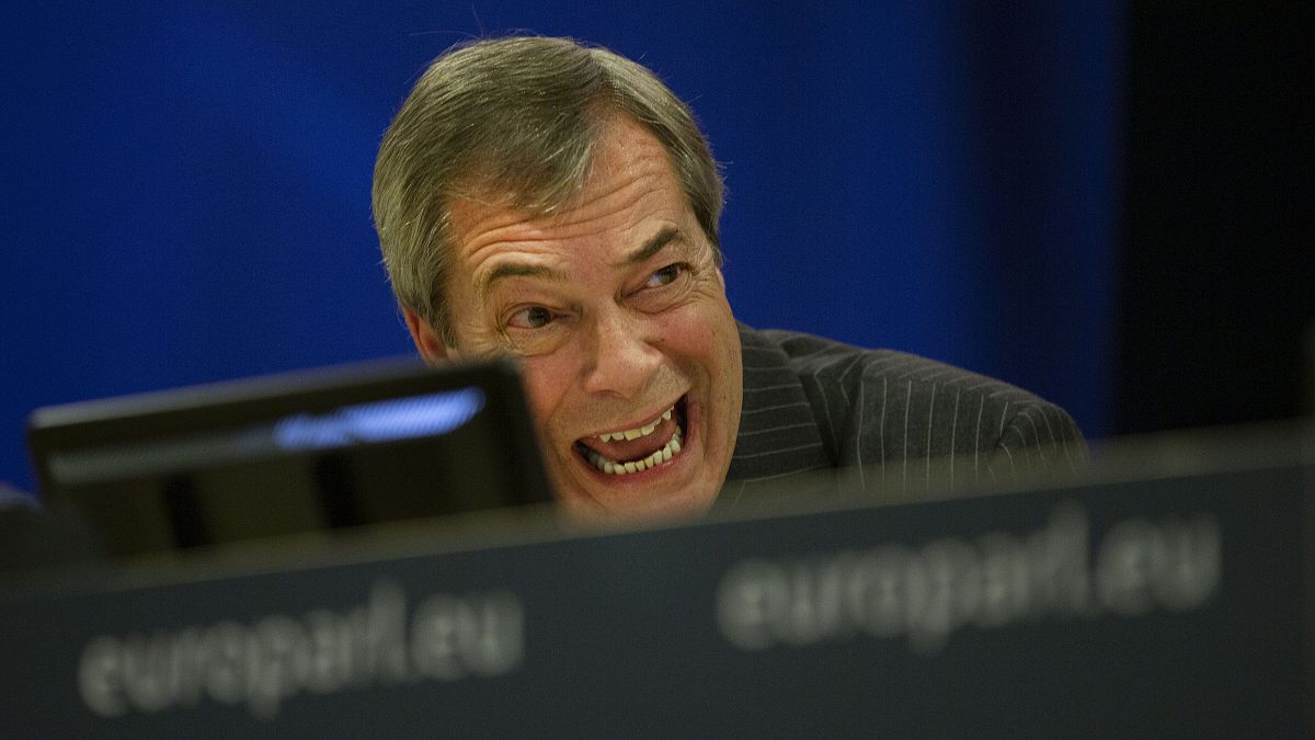 Nigel Farage, el eurodiputado más polémico y euroescéptico, se despide de la Eurocámara