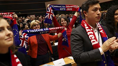Les députés britanniques quittent le Parlement européen
