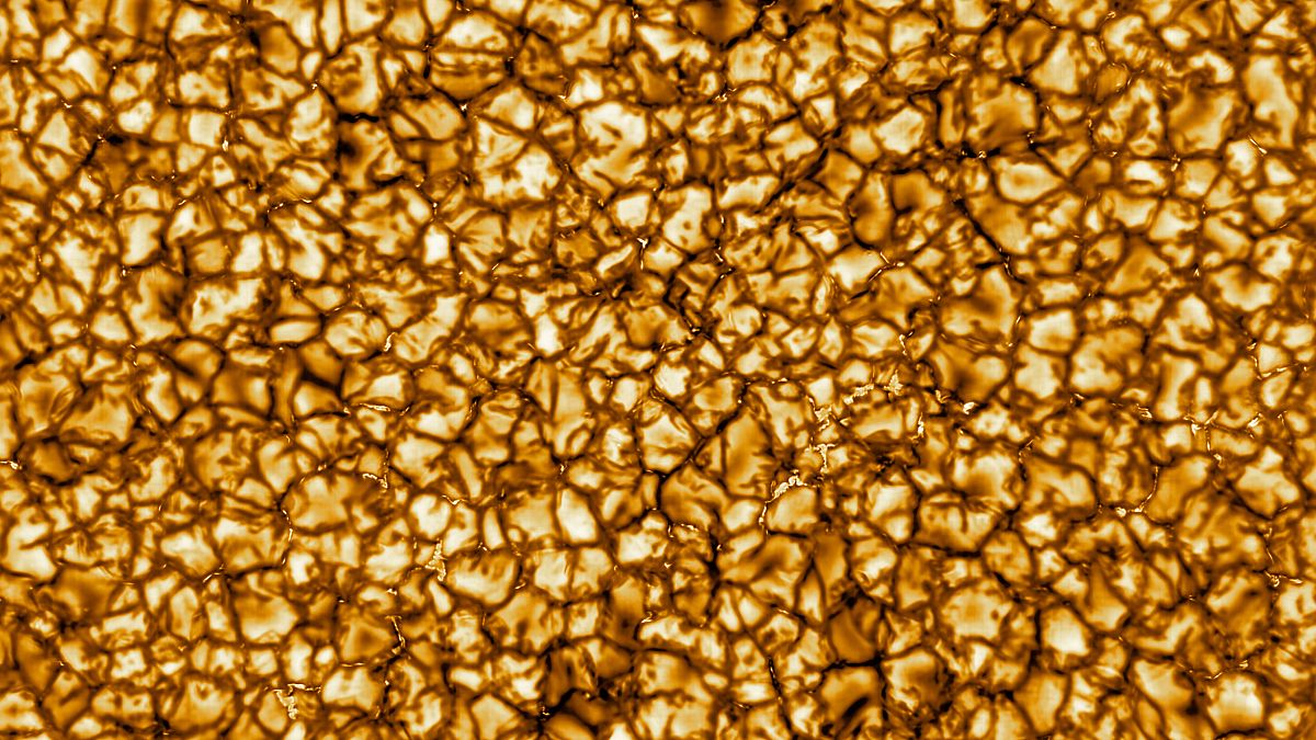 Details der Sonnen-Oberfläche, aufgenommen vom "Daniel K. Inouye"-Solarteleskop