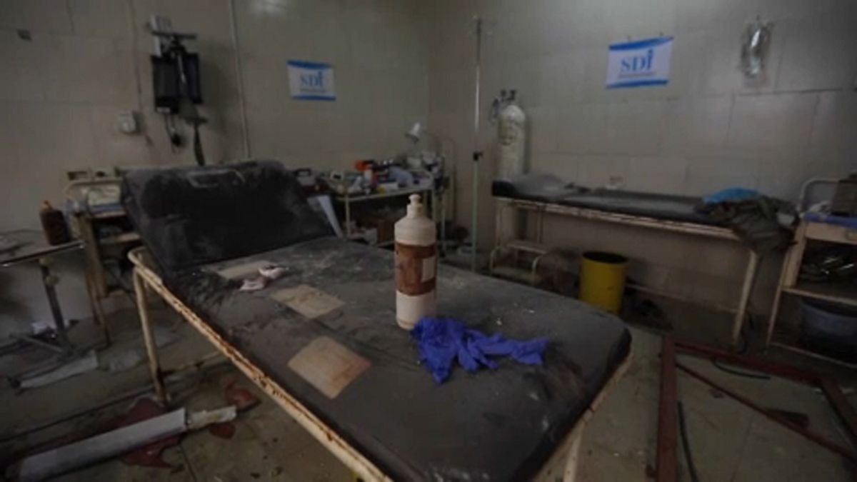 Lebombáztak egy szíriai kórházat, Oroszország tagadja felelősségét