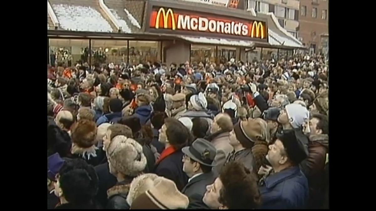Vor 30 Jahren: Erster McDonald's in Moskau