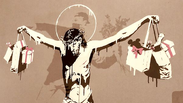 Banksy eddig nem látott művei a budapesti kiállításon Banksy eddig nem látott művei a budapesti kiállításon