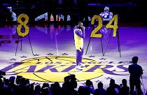 Los Angeles Lakers'ın yıldız oyuncusu LeBron James, anma töreninde duygusal bir konuşma yaptı.
