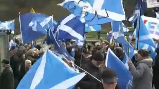 Na Escócia, o Brexit levou manifestantes às ruas