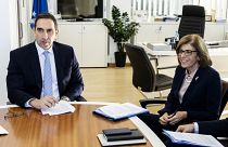 Stella Kyriakides, European Commissioner for Health and Food Safety meeting with the Minister of Health, Mr Constantinos IOANNOU  