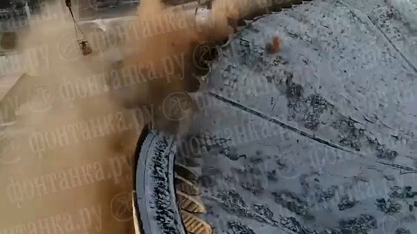 Rusya'da stadyum çöktü Rusya'da stadyum çöktü