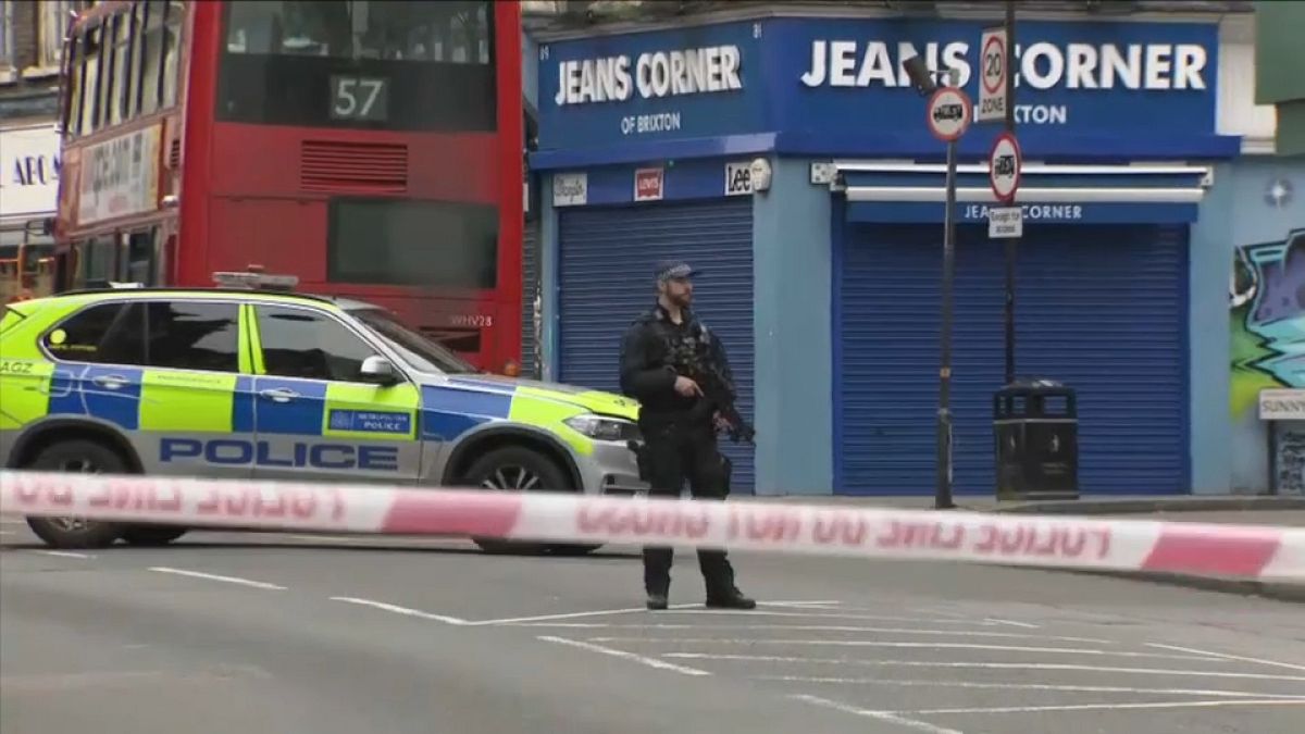 The 'terrorism-related incident' happened on Streatham High Road in south London